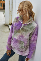 Tie-dyed Plush Top