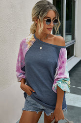 Printed Patchwork Top