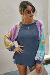 Printed Patchwork Top