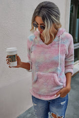 Tie-dyed Hooded Sweater