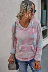 Tie-dyed Hooded Sweater