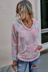 Tie-dyed Hooded Sweater