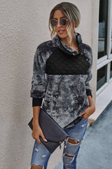 Patchwork Tie-dyed Hoodies