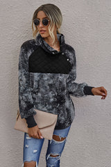 Patchwork Tie-dyed Hoodies