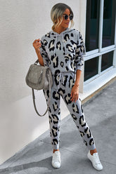 Leopard Lace Up Hoodie