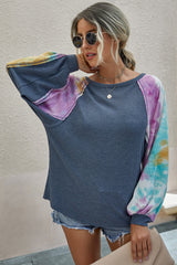 Printed Patchwork Top