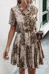 Feel All Money Leopard Dress