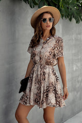 Feel All Money Leopard Dress