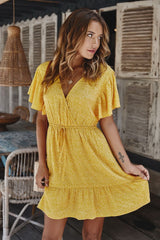 Floral Ruffled Dress