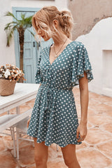 Dot Printed Romper