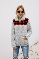 Plaid Pocket Plush Top