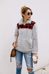 Plaid Pocket Plush Top
