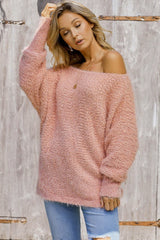 Loose Off Shoulder Sweater