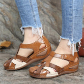 Round Head Wedges Sandals