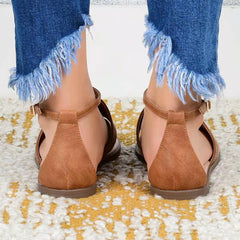 Flat Cutout Vacation Sandals