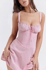 Crisscross Straps Bodycon Tank Dress