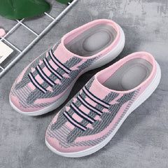 Lightweight Mesh Round Toe Knit Slippers