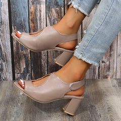 Chunky open-toe Velcro Sandals