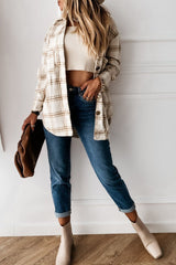 Get To It Plaid Fleece Lined Shacket