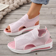 Mesh Knitted Breathable Elastic band Sandals