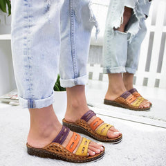 Casual Summer Color Comfy Wedge Sandals