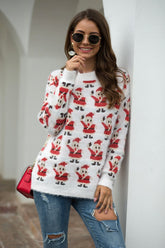 Christmas Santa Claus Plush Pullover