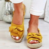 Espadrille Platform Buckle Sandals