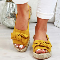 Espadrille Platform Buckle Sandals