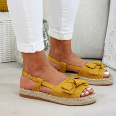 Espadrille Platform Buckle Sandals