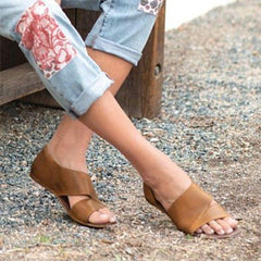 Fashion Casual Fish Toe Flat Sandals