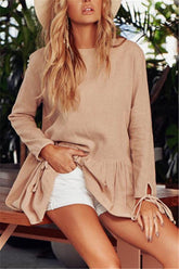 Forest Girl Long Sleeve Mini Dress