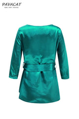 Half Sleeve Belt Top