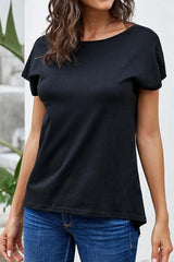 Loose Casual Back Cross Top
