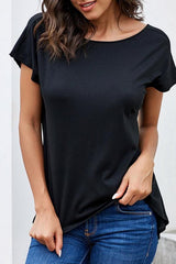 Loose Casual Back Cross Top