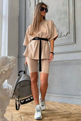 Loose Home Leisure Two Piece Suit