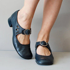 Mary Janes Summer Low Heel Vintage Shoes