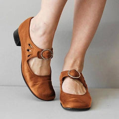 Mary Janes Summer Low Heel Vintage Shoes