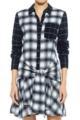 Floral Lace Up Wrap Robe