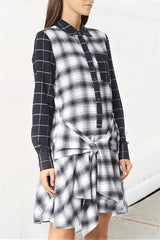 Floral Lace Up Wrap Robe