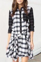 Floral Lace Up Wrap Robe