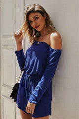 Plain Long Sleeve Loose Romper