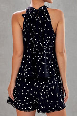 Polka-dot Loose Casual Jumpsuits