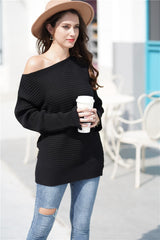 Under The Weather Knit Sweater - Black