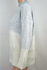 Unique Patchwork Turtleneck Sweater