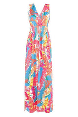 Printing Condole Belt Dress