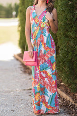 Printing Condole Belt Dress