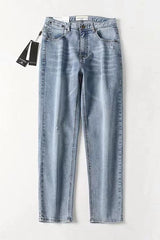 Vintage High-waisted Straight Jeans