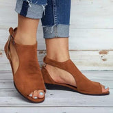 Wedges Ankle Strap Peep Toe Wedge Sandals