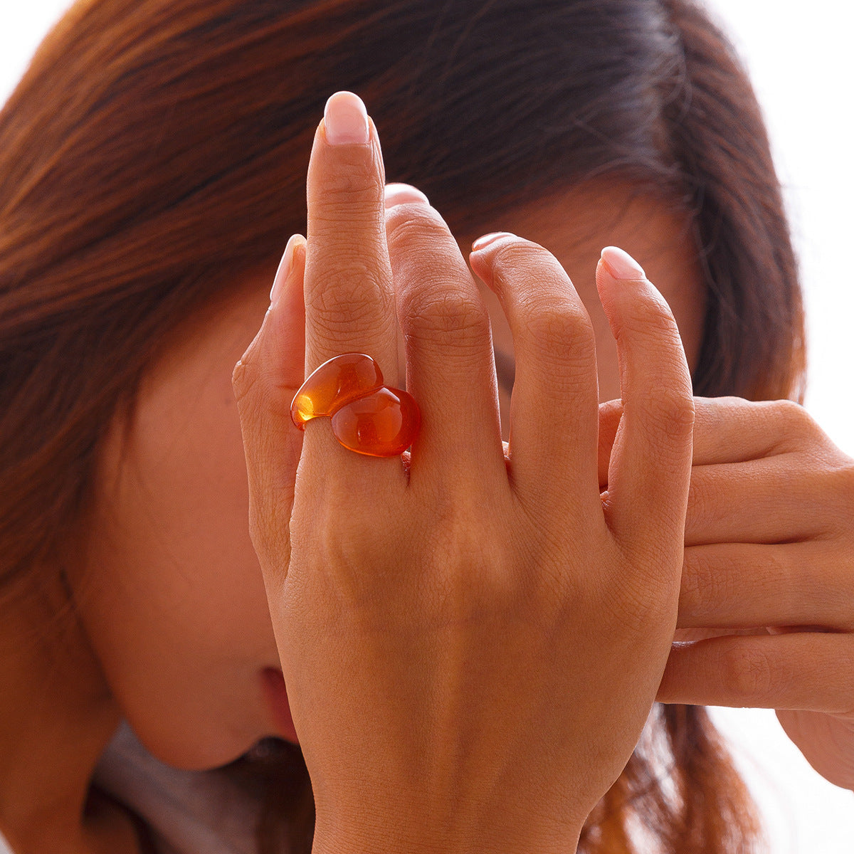 Colorful Water Drop Ring