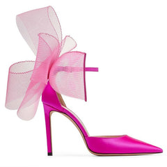 Heels with Asymmetrical Bows